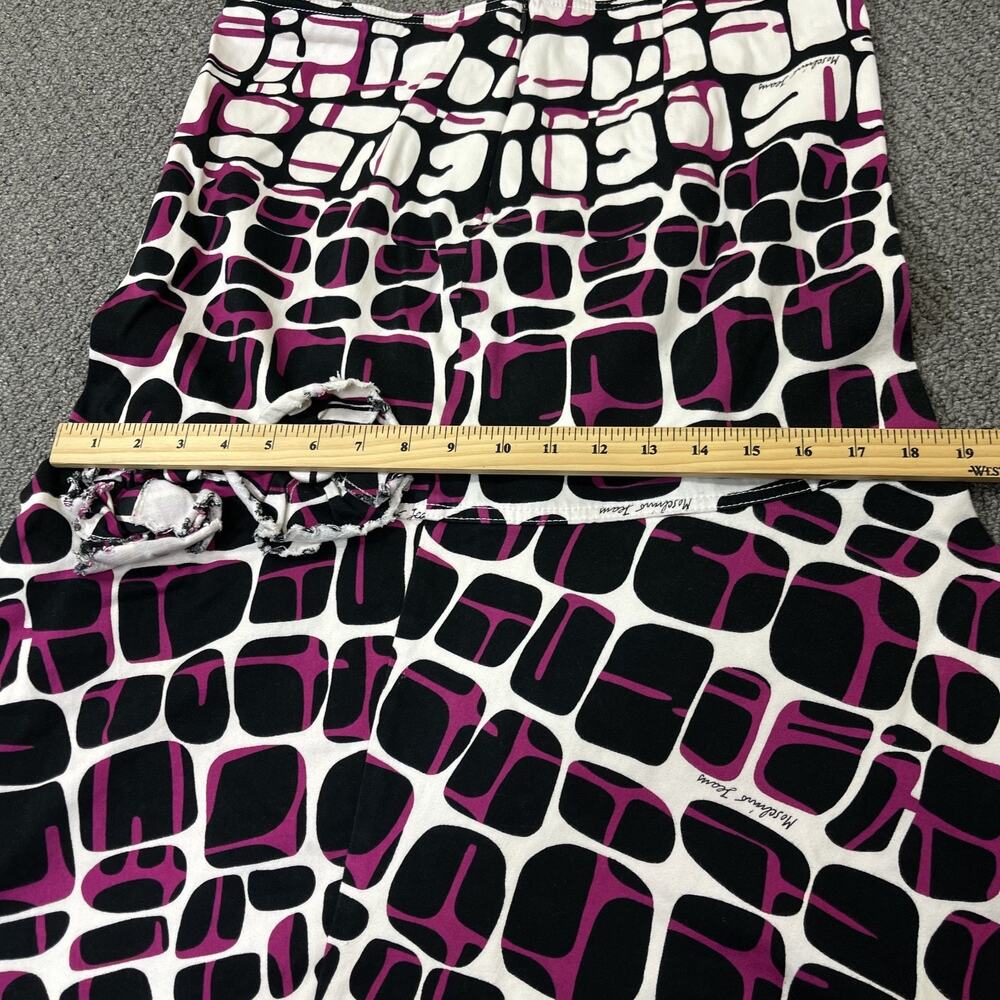 Moschino Skirt Womens Size 12 Donna Flare Purple Black - Picture 9 of 11